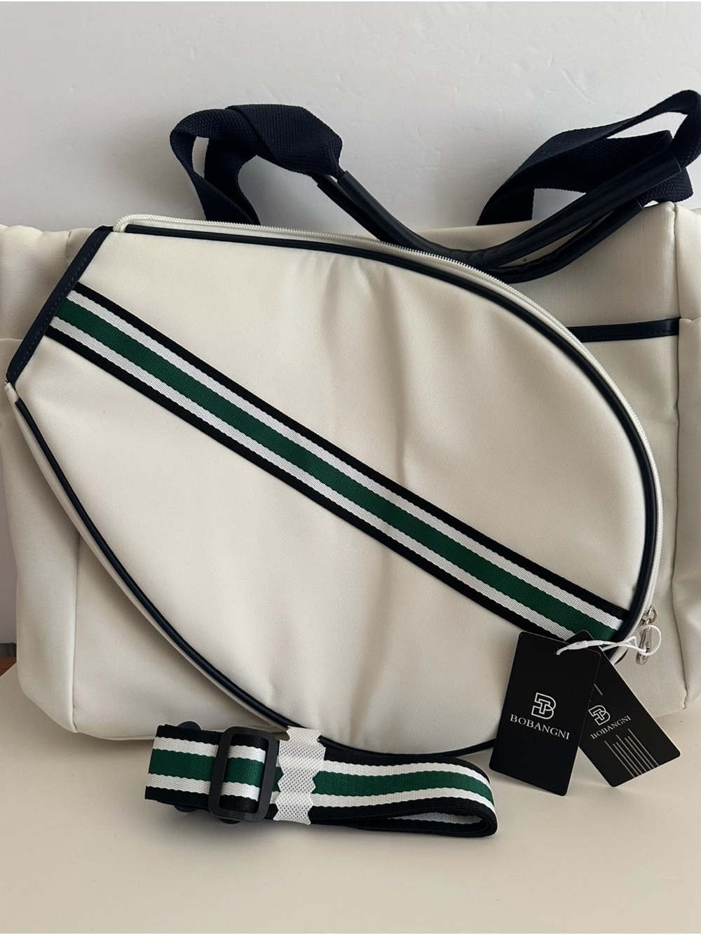 New Tennis bag, Striped Accent, preppy
